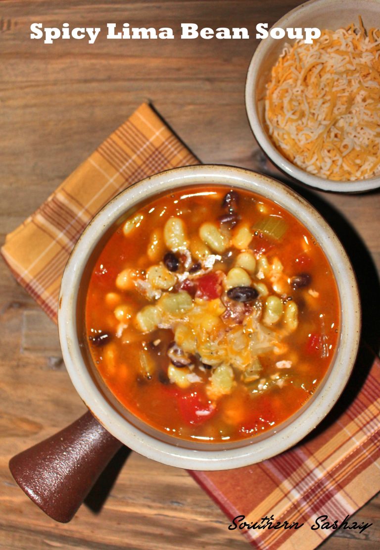 Spicy Lima Bean Soup - Southern Sashay